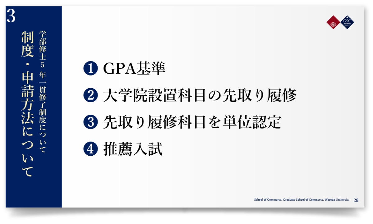 早稲田大学大学院 商学研究科様・PowerPoint