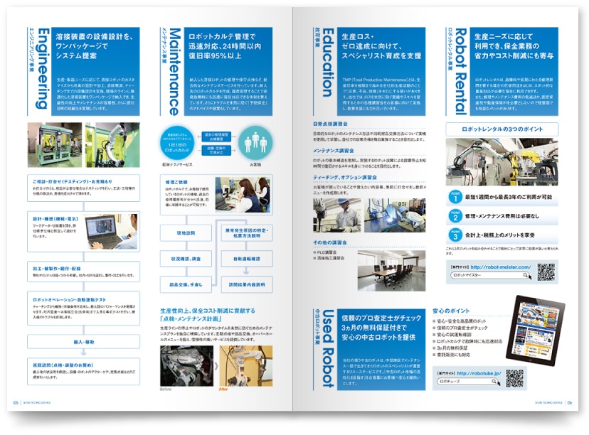 産業用ロボット会社の会社案内