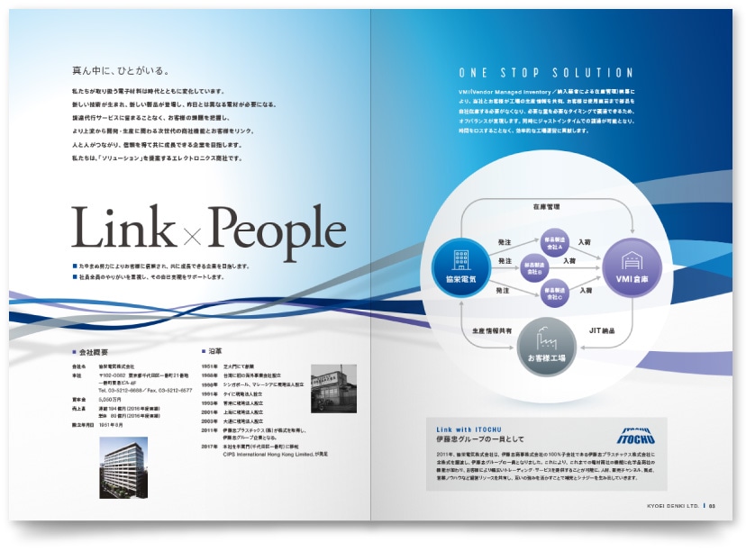 協栄電気株式会社様・会社案内