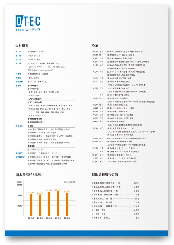 株式会社オーテック様・会社案内