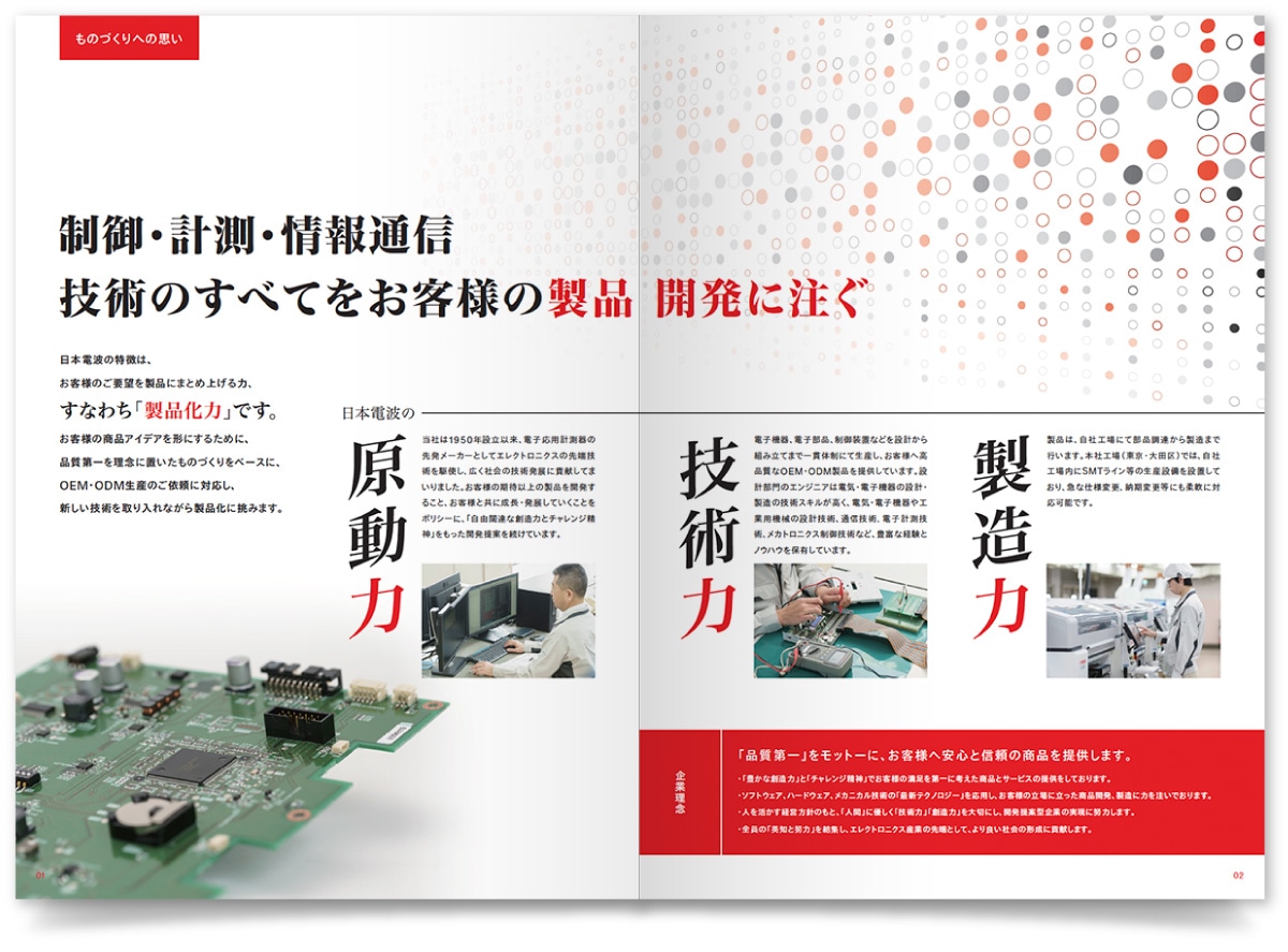 日本電波株式会社様・会社案内