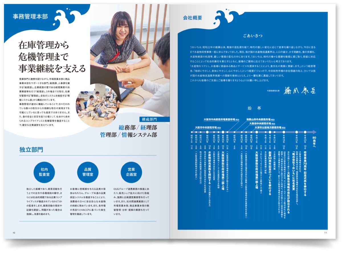 株式会社うおいち様・会社案内