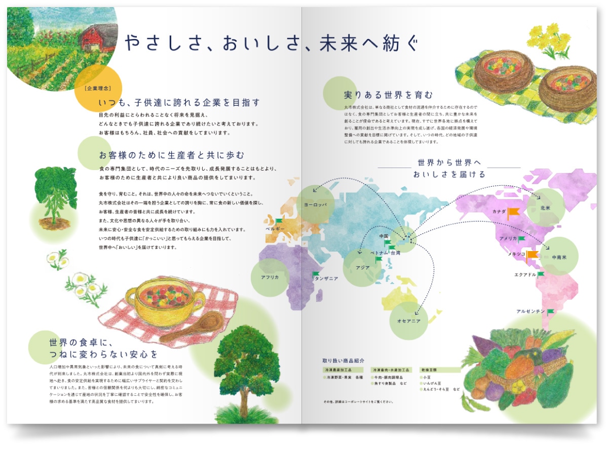 丸市株式会社 様・会社案内