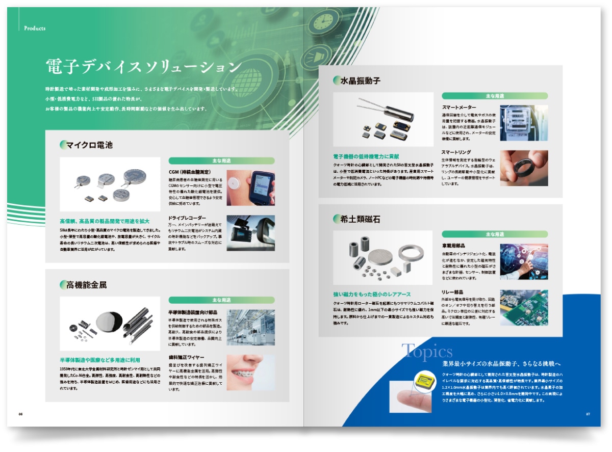 セイコーインスツル株式会社様・会社案内