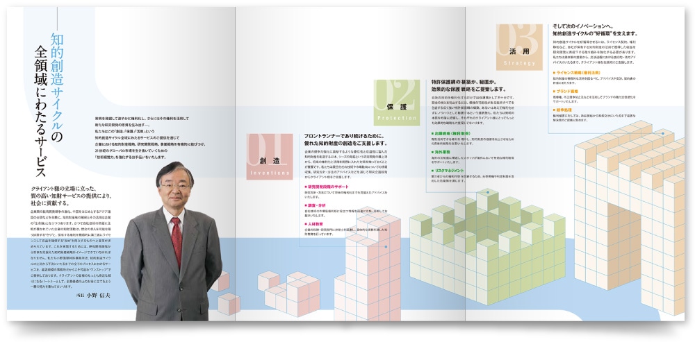 特許業務法人の会社案内制作