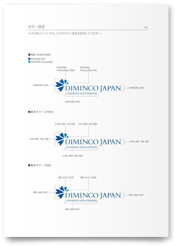 ディミンコ・ジャパン株式会社様・ロゴデザイン