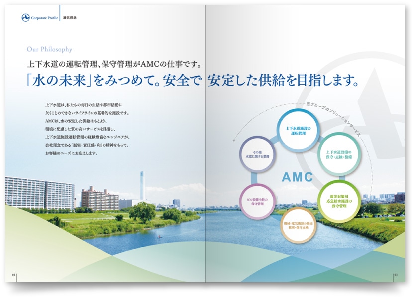 AMC株式会社様・会社案内