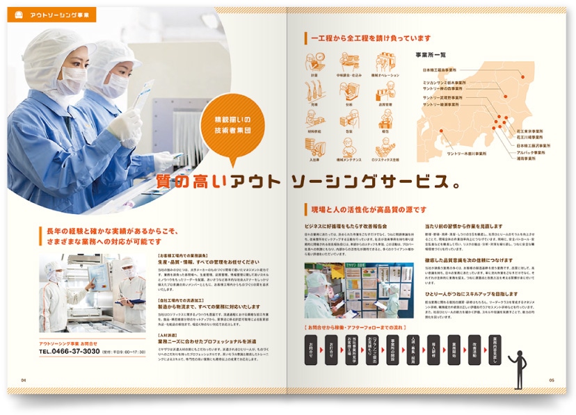 会社案内パンフレット制作