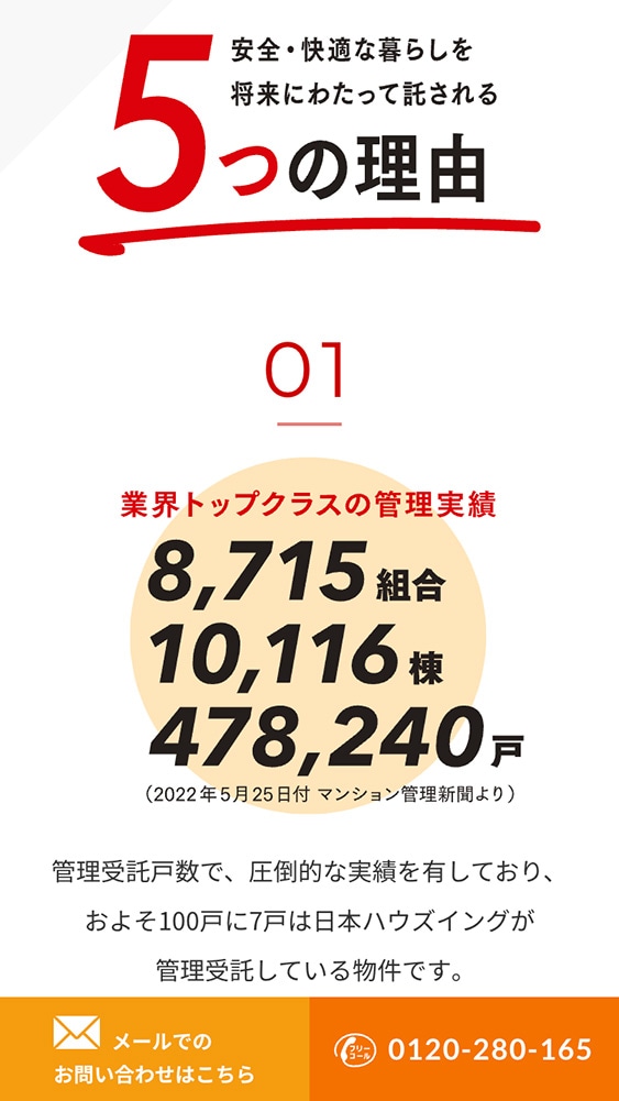 日本ハウズイング株式会社様・ランディングページ