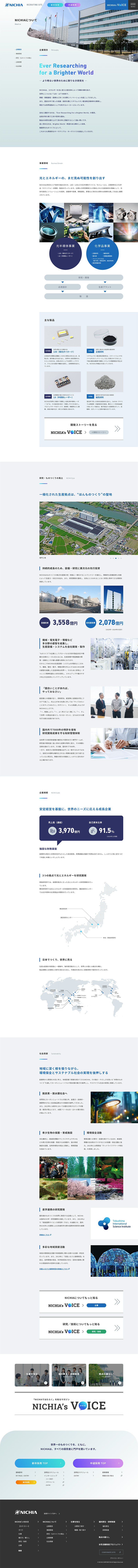 日亜化学工業株式会社様・採用サイト