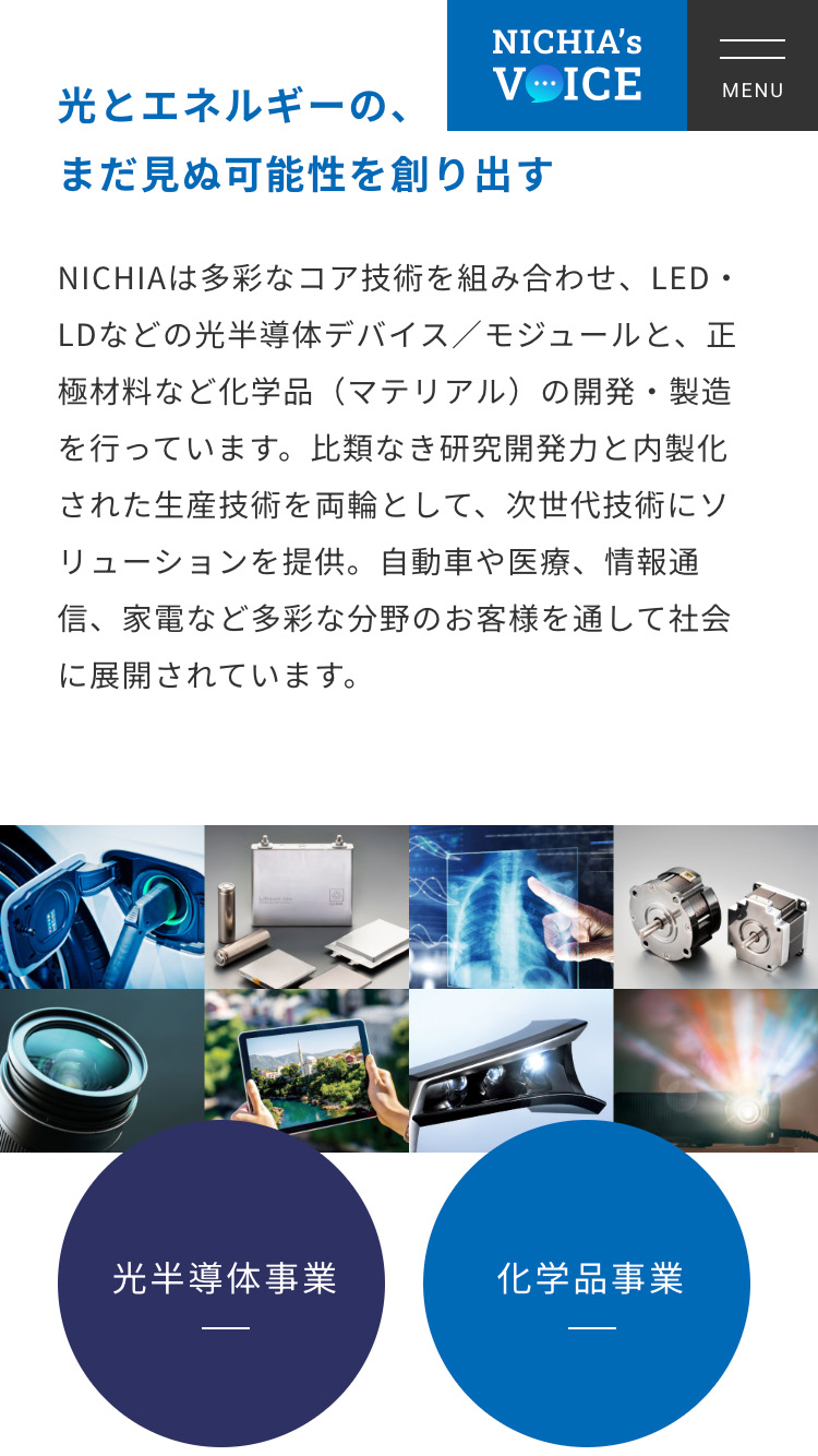日亜化学工業株式会社様・採用サイト
