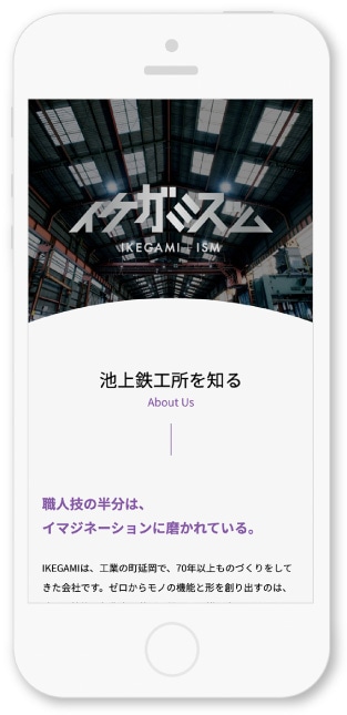 株式会社池上鉄工所様・Webサイト