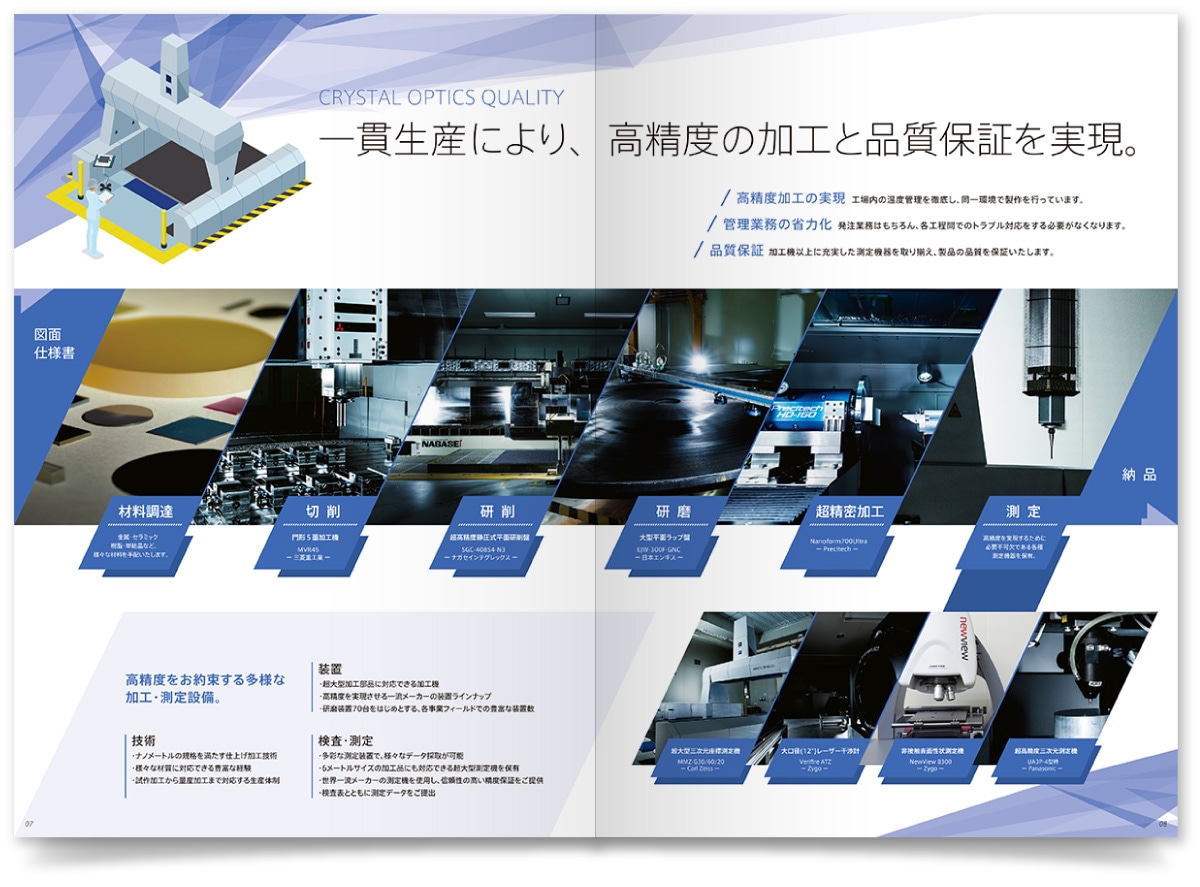 株式会社クリスタル光学様・会社案内