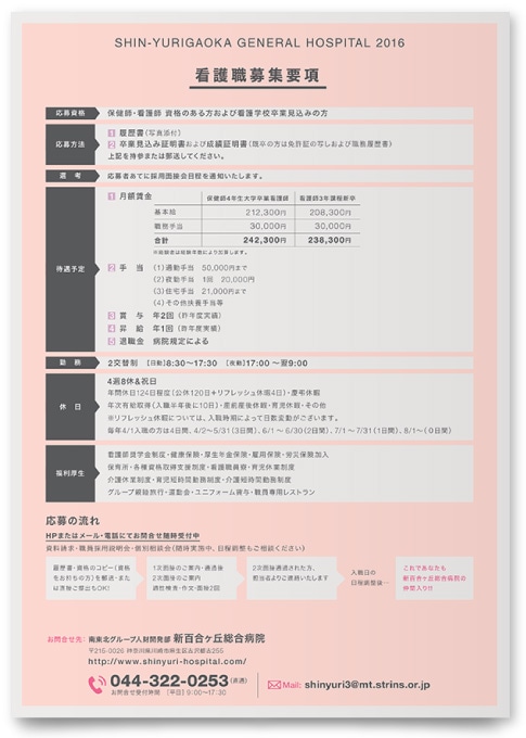 新百合ヶ丘総合病院様・パンフレット