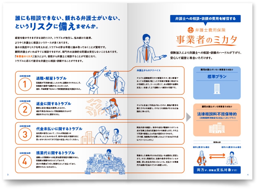 プリベント少額短期保険株式会社様・パンフレット