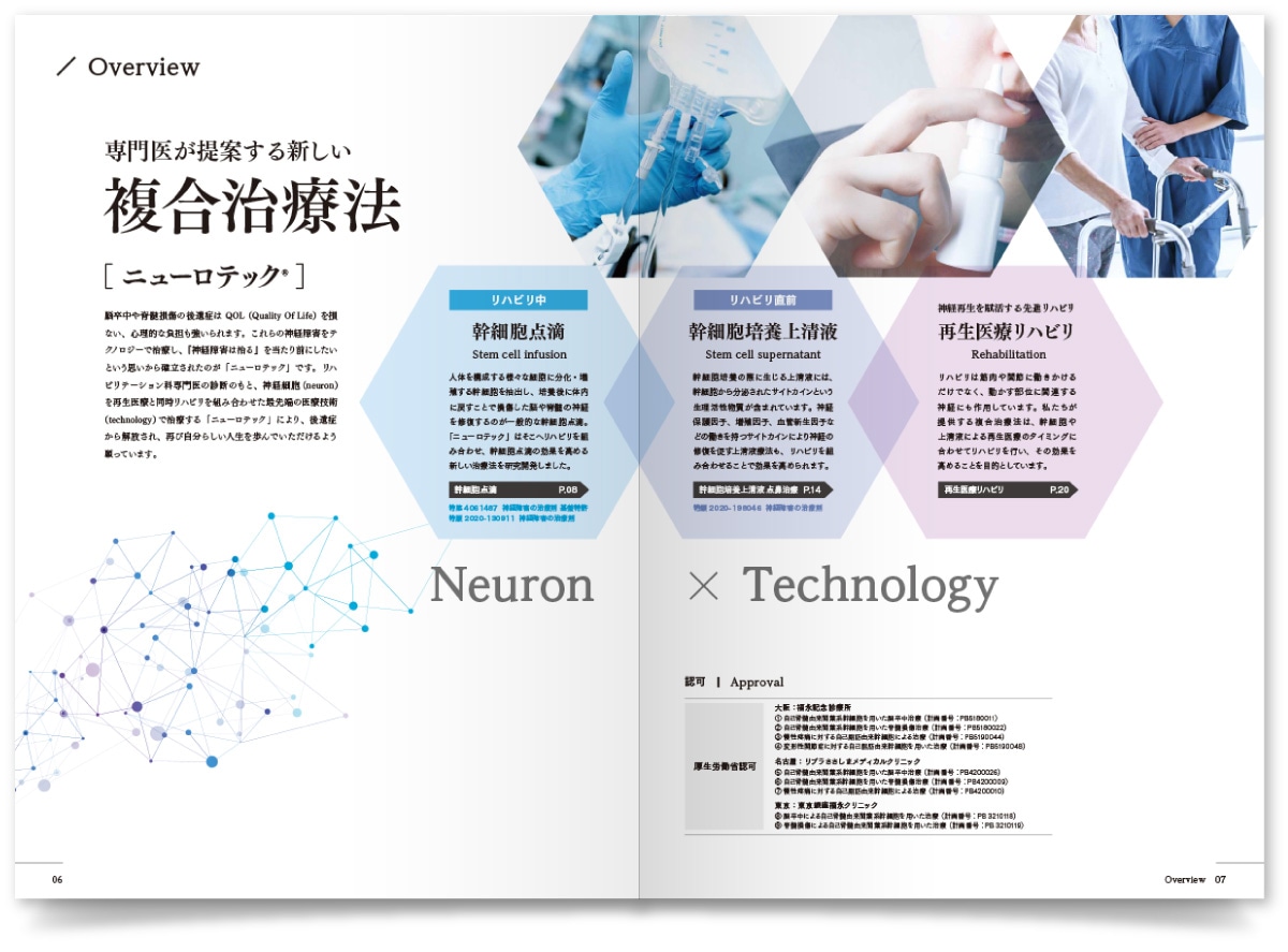 ニューロテックメディカル株式会社様・パンフレット