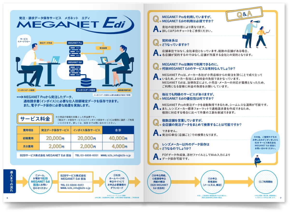 B2Bサービス株式会社様・パンフレット