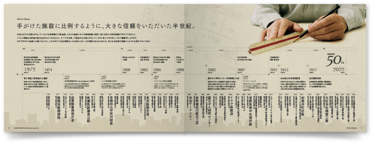 株式会社晃和設備様・周年誌