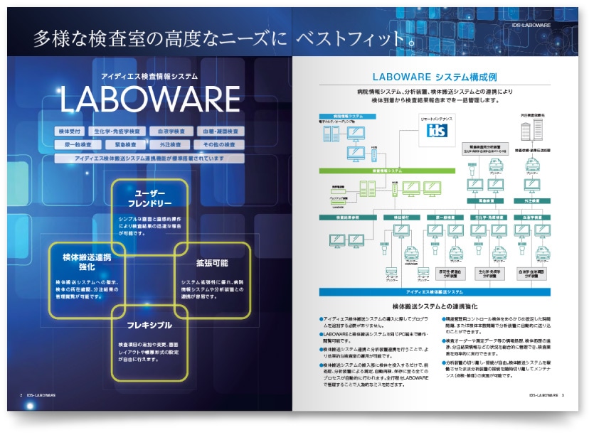 医療機器パンフレット制作