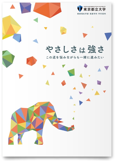 東京都立大学 健康福祉学部看護学科様・パンフレット