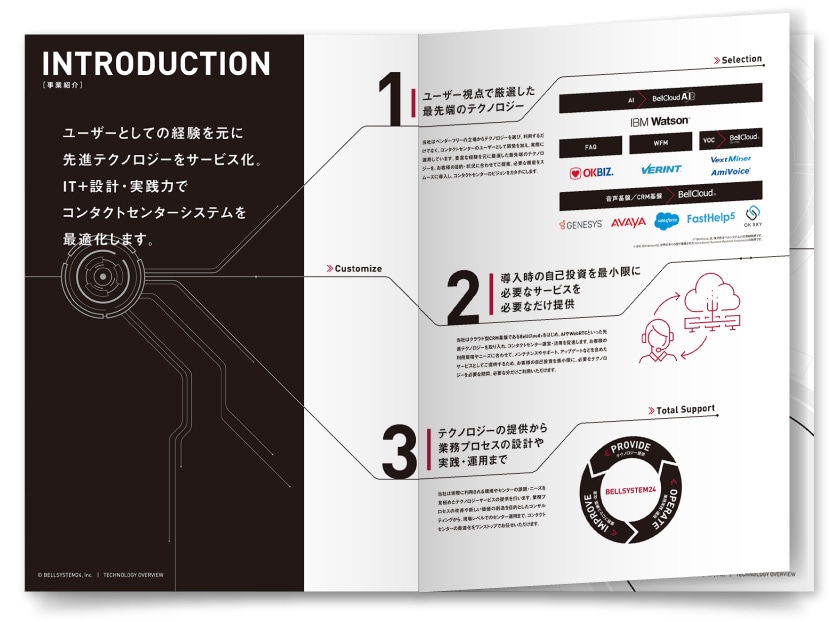 株式会社ベルシステム24様・パンフレット